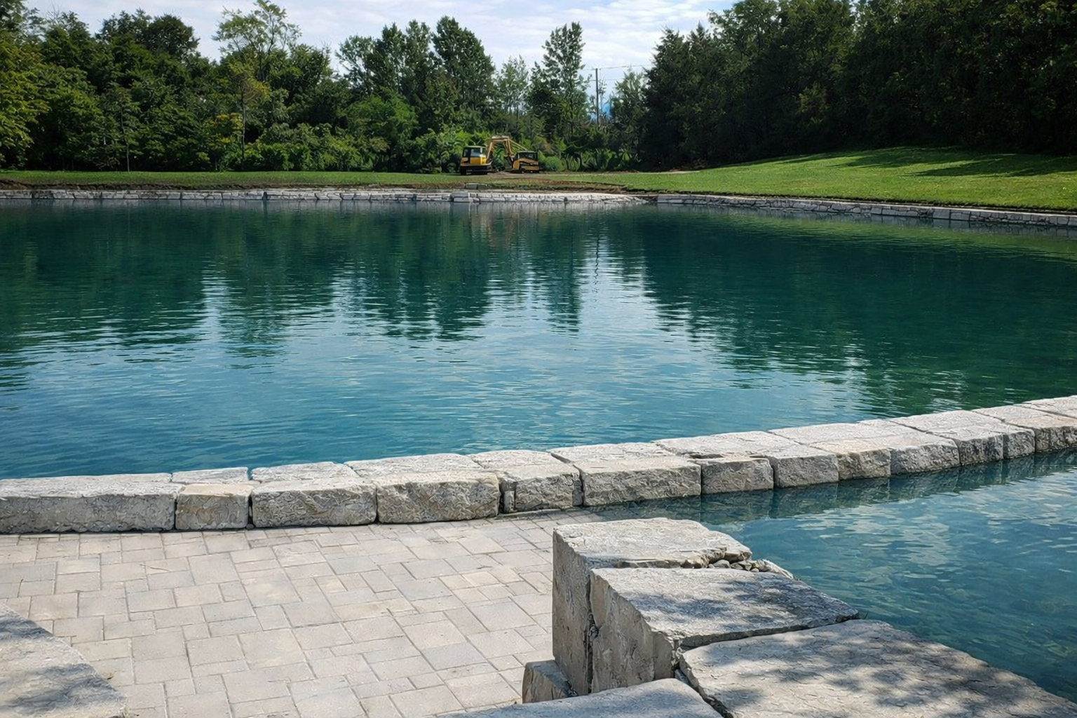 Stone yard material selection